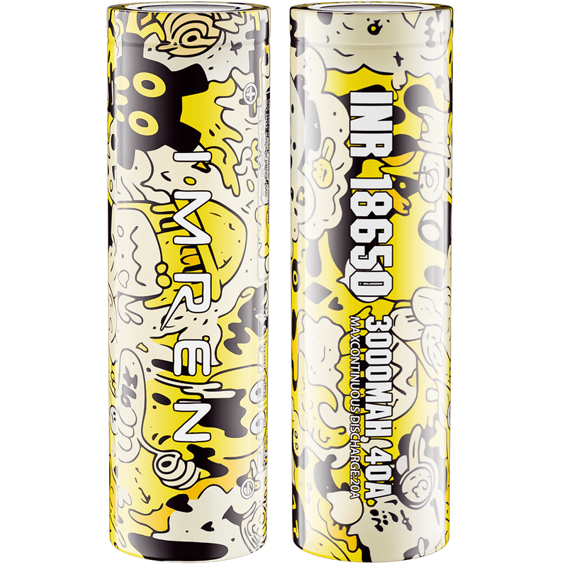 IMREN 18650 3000mAh 40A Rechagreable Battery (4PCS/Pack)
