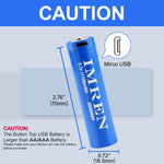 IMREN 18650 3.7V 3000mAh Rechargeable Lithium Battery with Micro-USB Port - IMRENBATTERIES.COM