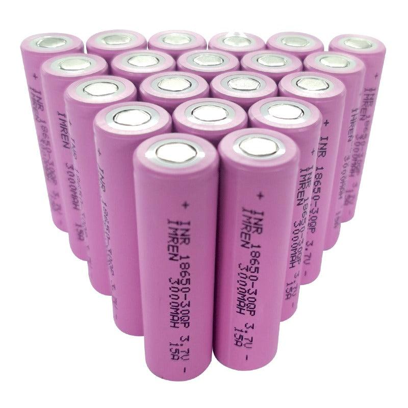 IMREN-18650-3000mAh-15A-Purple-Lithium-Rechargeable-Battery-for-Flashlight_