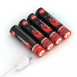 IMREN 4PCS AAA 1.5V 800MWH Li-ion AAA USB Rechargeable Battery - IMRENBATTERIES.COM