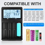IMREN USB QC Smart 18650 21700 Battery Charger - IMRENBATTERIES.COM