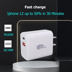 IMREN-PD-20W-USB-C-Dual-Port-Adapter-Wall-Charger-for-Phone-Pad