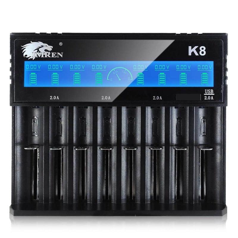 IMREN 8 Bay18650 Battery Charger Suits AAA 18650 Kinds of Battery IMREN Battery IMREN 8 Bay18650 Battery Charger Suits AAA 18650 Kinds of Battery IMREN Battery
