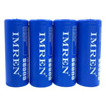 IMREN 18500 1200mAh 3.7V Lithium Rechargeable Battery(4PCS/Pack) - IMRENBATTERIES.COM
