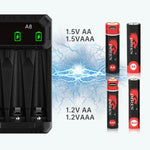 IMREN A8 Universal 8 Bays Quick Chager with Type-C Hight Speed for AA/AAA - IMRENBATTERIES.COM