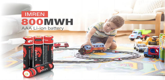 IMREN 18650 battery with chargers