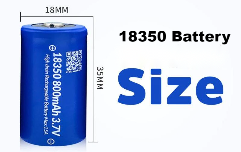IMREN 3.7V 18350 800mAh Rechargeable Lithium Battery: Compact Powerhouse Unleashed | IMREN Battery