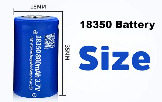 IMREN 3.7V 18350 800mAh Rechargeable Lithium Battery: Compact Powerhouse Unleashed | IMREN Battery