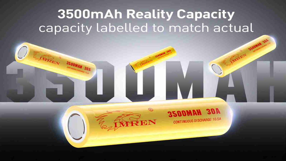 Unlocking Performance: IMREN 18650 3500mAh 30A Rechargeable Lithium Battery