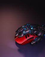 DAREU A950pro Al-Mg Alloy 4KHz Polling Rate Wireless Gaming Mouse: Magnalium Shell, PAW3395 26K DPI Sensor,15min Fast-Charging,55g Ultra-Lightweight,5 Programmable Buttons, Tri-Mode Connectivity