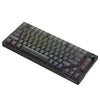 DAREU EK75PRO Wireless Gaming Keyboard,75% RGB Hot-Swappable Creamy Mechanical Keyboard with Knob,2.4Ghz/BT5.1/USB-C Connectivity, Gasket Mount,Side Printed PBT Keycaps, Linear Switch for Win/MAC