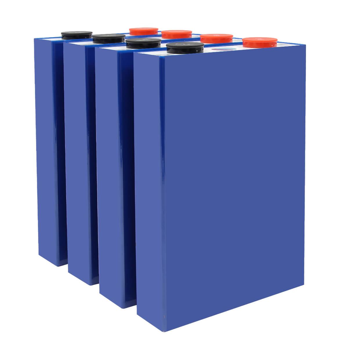 EVE-rechargeable-LF105-100Ah3.2V-LiFePO4-Prismatic-Battery-LFP-Cell-(16PCS)-frontview