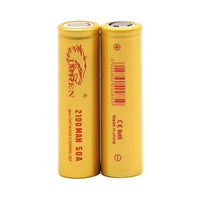 IMREN 18650 2100mAh 50A Rechargeable Lithium Battery (100 Batteries/Box)