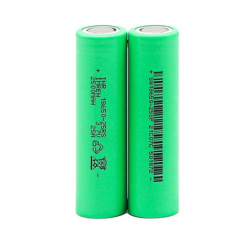 Batería 18650 Recargable 3000/2600 mAh para Mods - GB The Green Brand