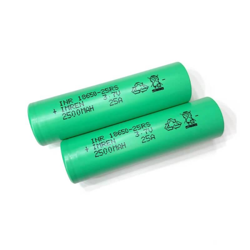 IMREN 25RS 18650 2500mAh 25A Rechargeable Lithium Battery (2PCS/Pack)