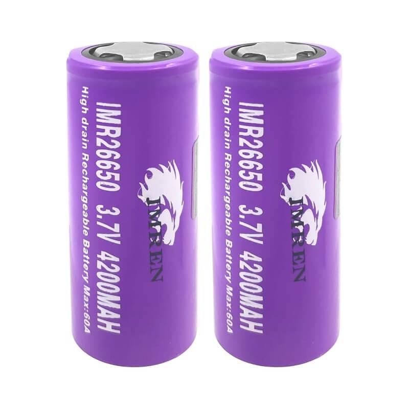 IMREN-26650-4200mah-3.7V-50A-INR-rechargeable-battery-big-capacity