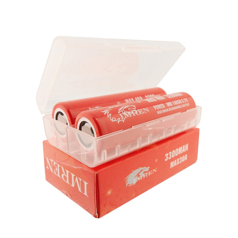 IMREN-2PCS-18650-3300mAh-30A-Lithium-Rechargeable-Battery-for-Flashlight