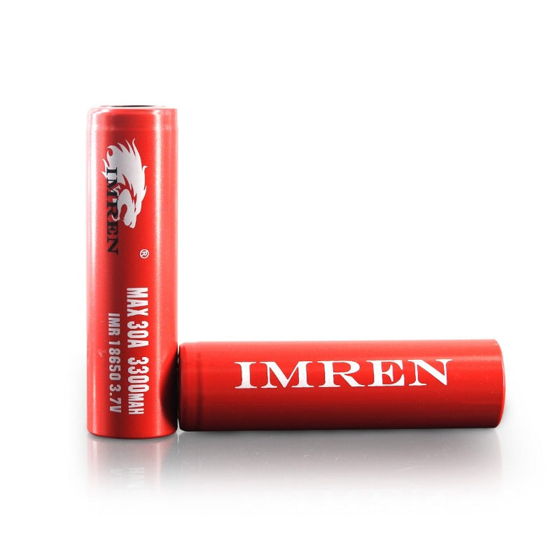 IMREN 18650 3300mAh 30A Rechargeable Lithium Battery  (2PCS/Pack)