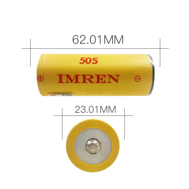 IMREN-2PCS-26650-50S-5000mah-3.7V-50A-INR-rechargeable-battery-big-capacity