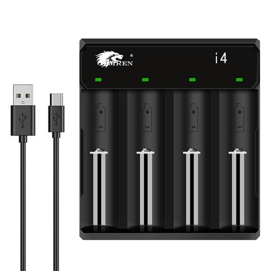 IMREN-5V2A-USB-TypeC-18650-21700-26650-Lithium-NiMH-Battery-Charger-4Bay