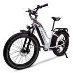IMREN Rechargeable Electronic Fat-Tyre E-Bike (Snow White) - IMRENBATTERIES.COM
