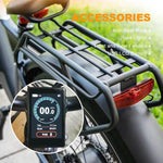 IMREN rechargeable electric e-bike Snow White ABS protection Detail view accessories